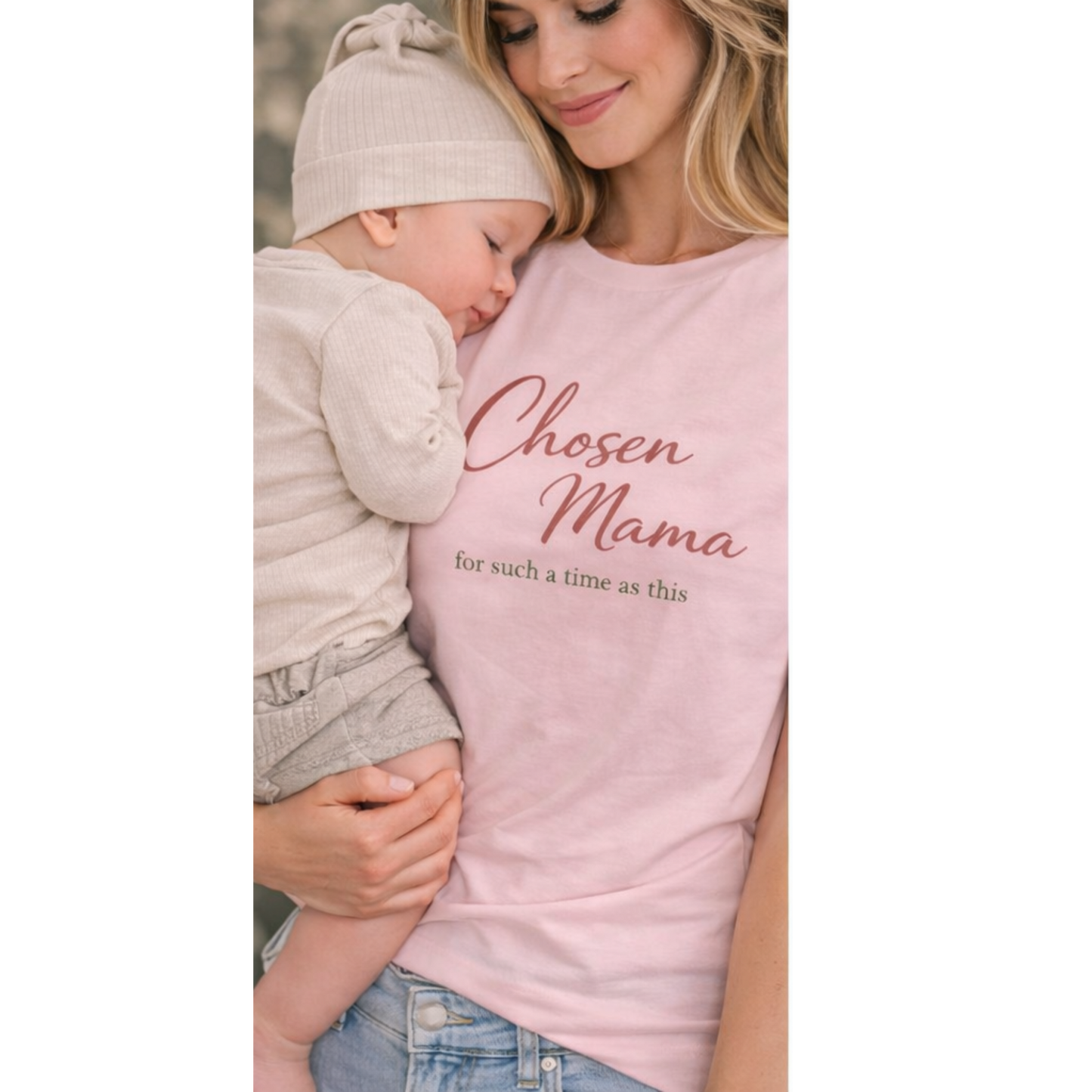 Chosen Mama Shirt | Christian Mom T-Shirt | Faith Based Mama Tee | For Such a Time as This | Gift for Mom