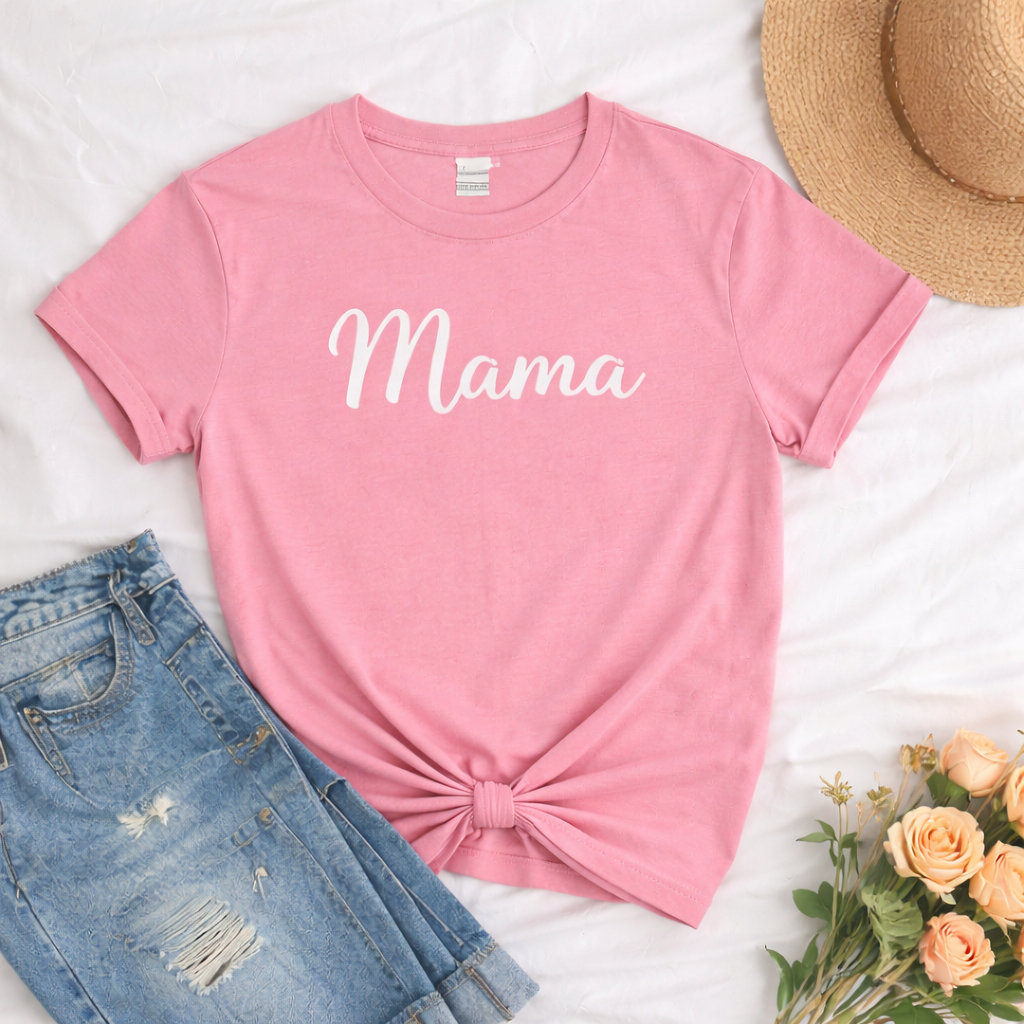 Mama & Mini Script Matching Shirts | Faith-Inspired Mommy and Me Set