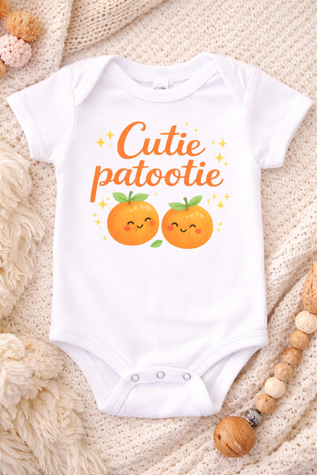 Cutie Patootie Baby Bodysuit | Cute Baby Outfit | Funny Baby Clothes | Baby Shower Gift | Unisex Infant Outfit