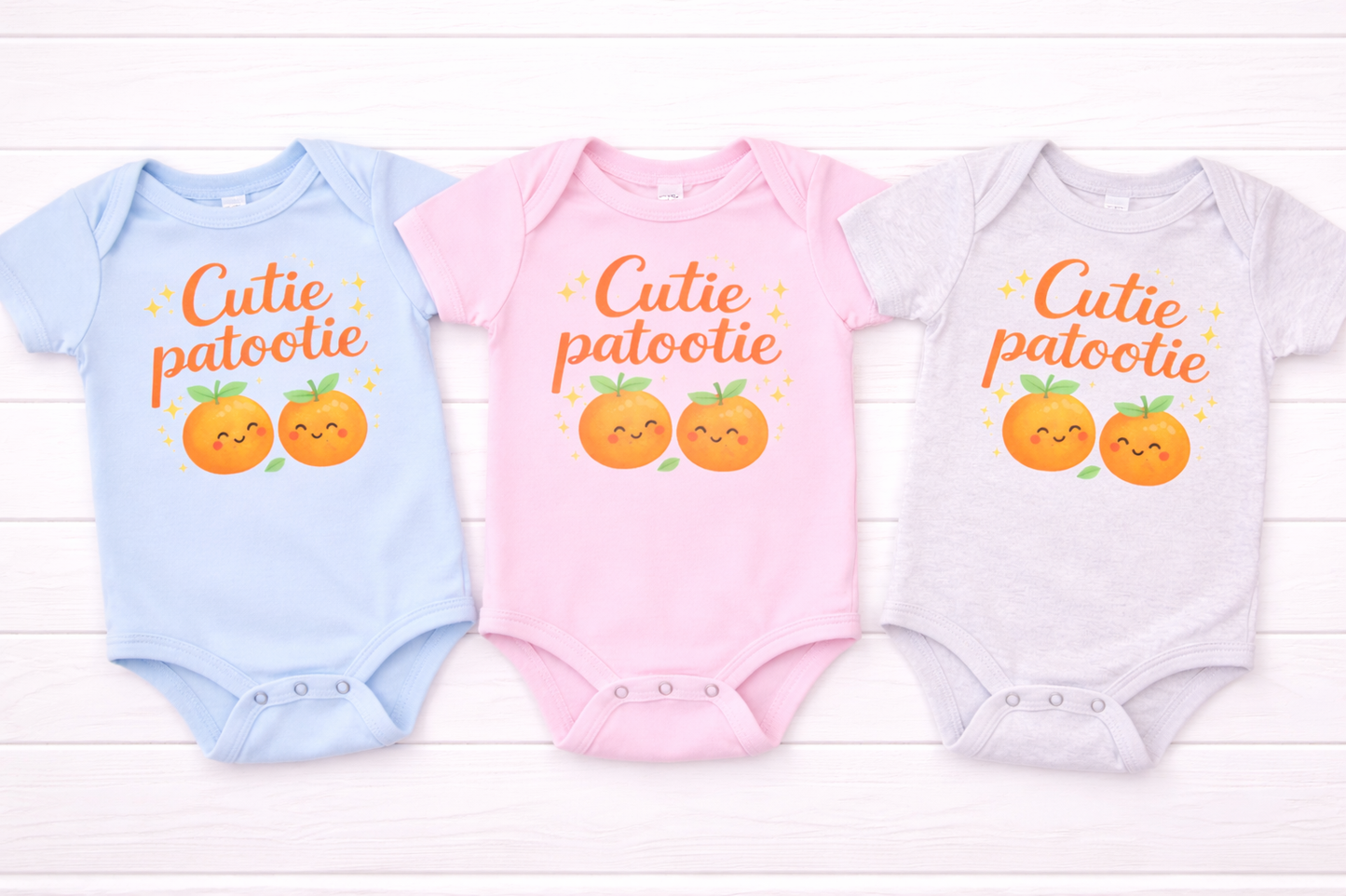 Cutie Patootie Baby Bodysuit | Cute Baby Outfit | Funny Baby Clothes | Baby Shower Gift | Unisex Infant Outfit