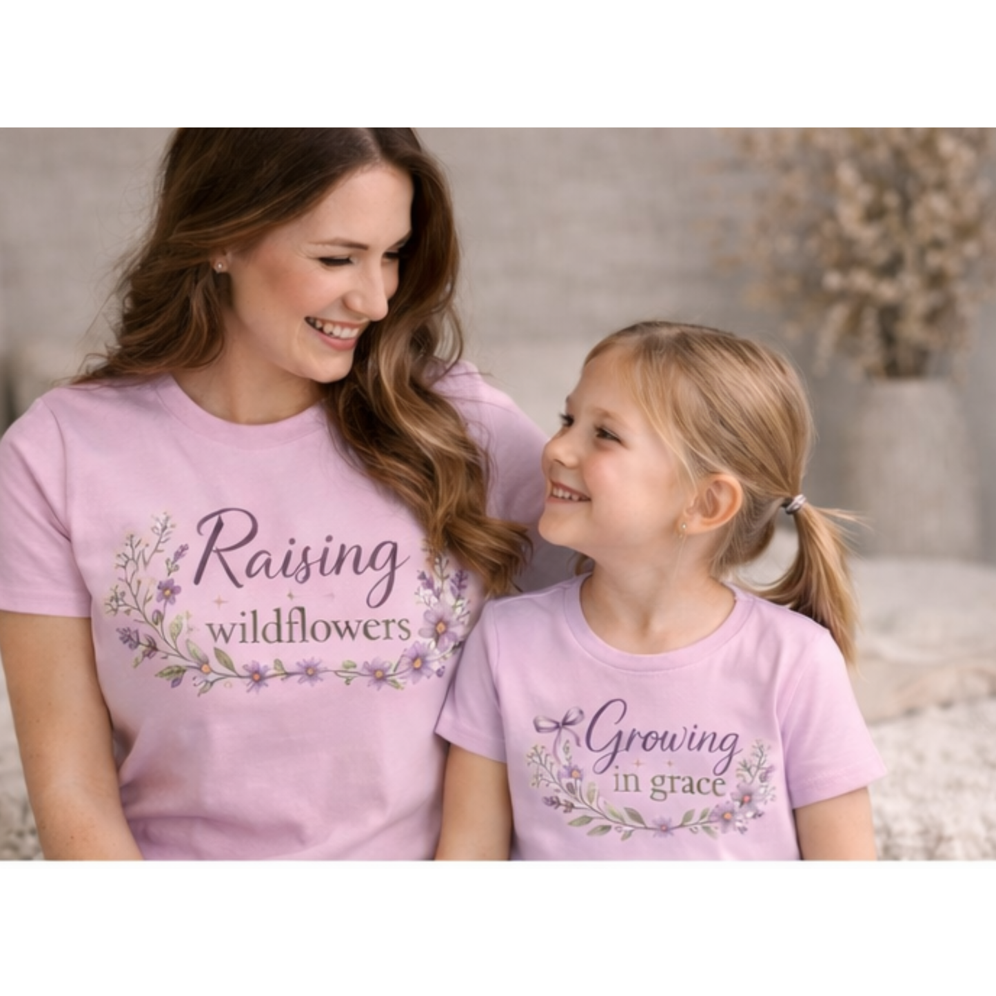 Growing in Grace Toddler Tee – Faith Based Kids Shirt | Christian Girl Floral T-Shirt