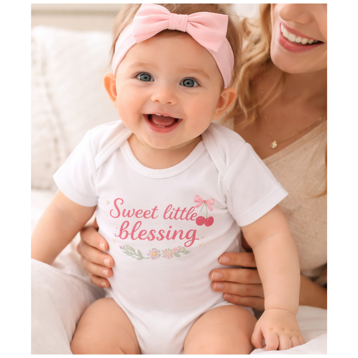 Sweet Little Blessing Baby Bodysuit | Christian Baby Outfit | Faith Based Infant Outfit | Baby Girl Gift