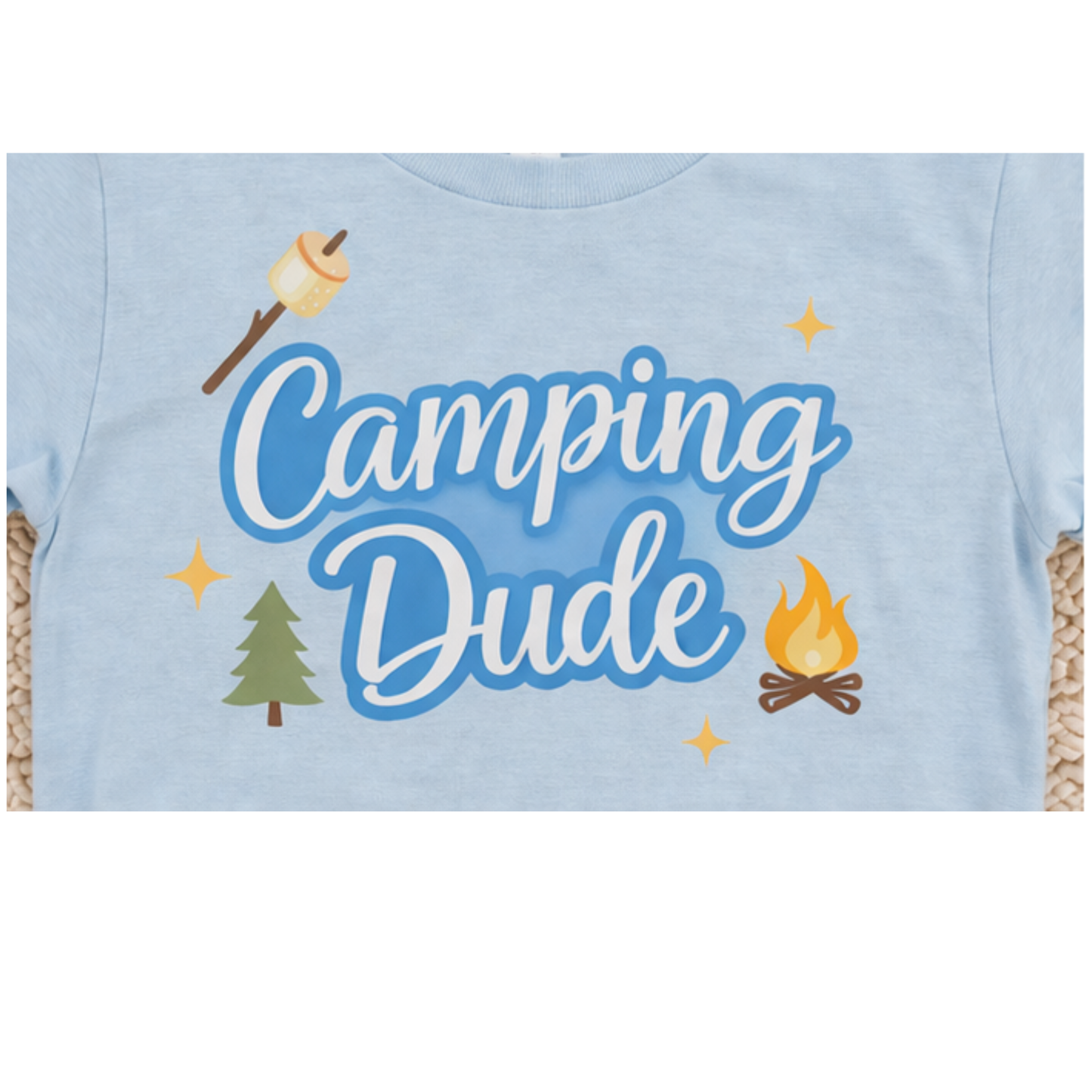 Camping Dude Toddler Shirt – Cute Camping Outfit for Boys | Summer Adventure Tee | Matching Mommy and Me Camping Set