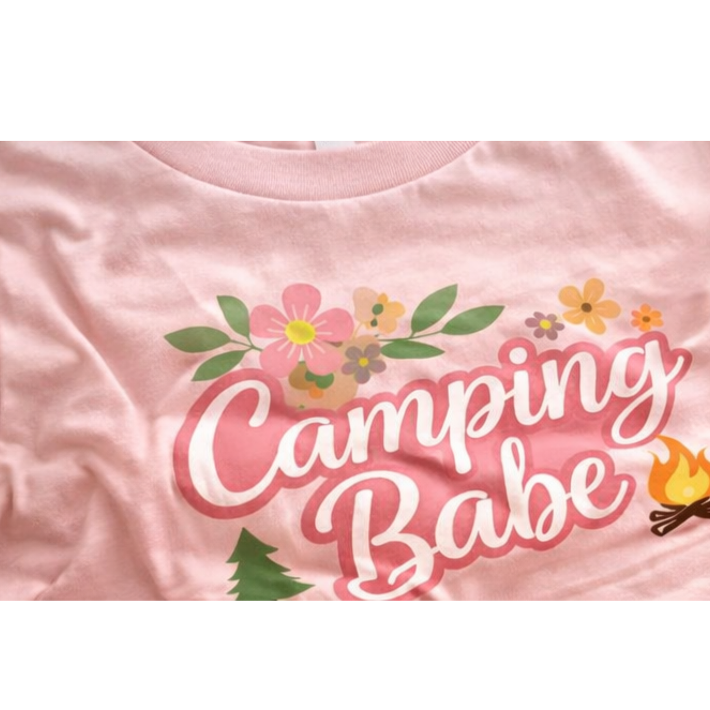 Camping Babe Shirt – Cute Camping Tee for Moms | Summer Graphic Tee | Matching Mommy and Me Camping Outfit