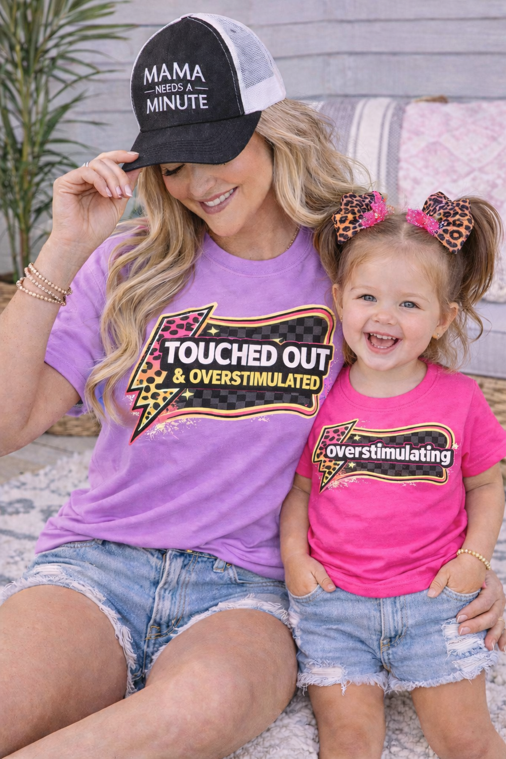 Overstimulating Toddler Girl Shirt | Funny Toddler Tee | Trendy Girl Graphic Tee | Mommy and Me Matching Shirt | Cute Kids Outfit
