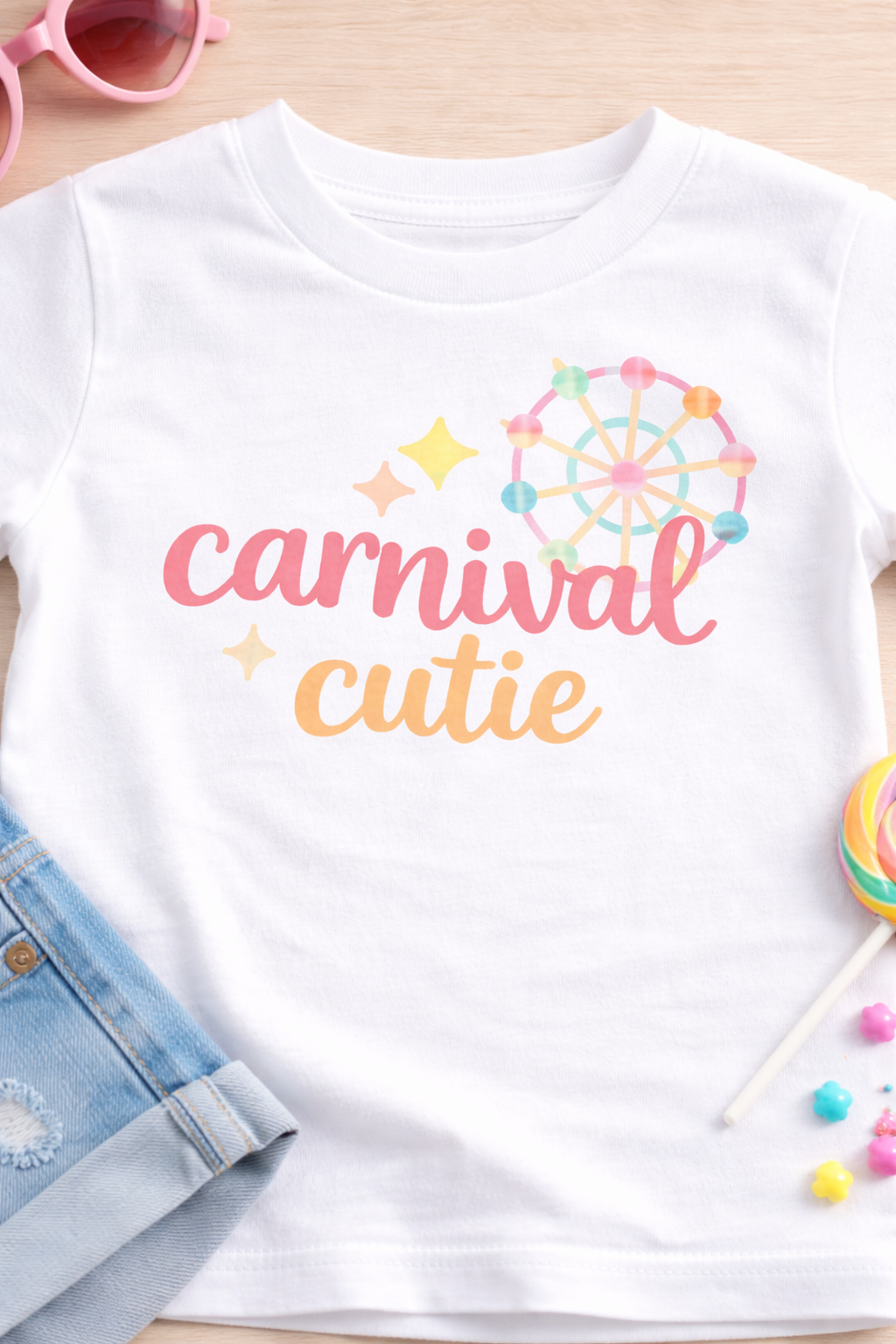 Carnival Cutie Toddler Shirt | Cute Summer Toddler Tee | Carnival Outfit for Girls | Fair Outfit Kids | Bella Canvas Toddler T-Shirt