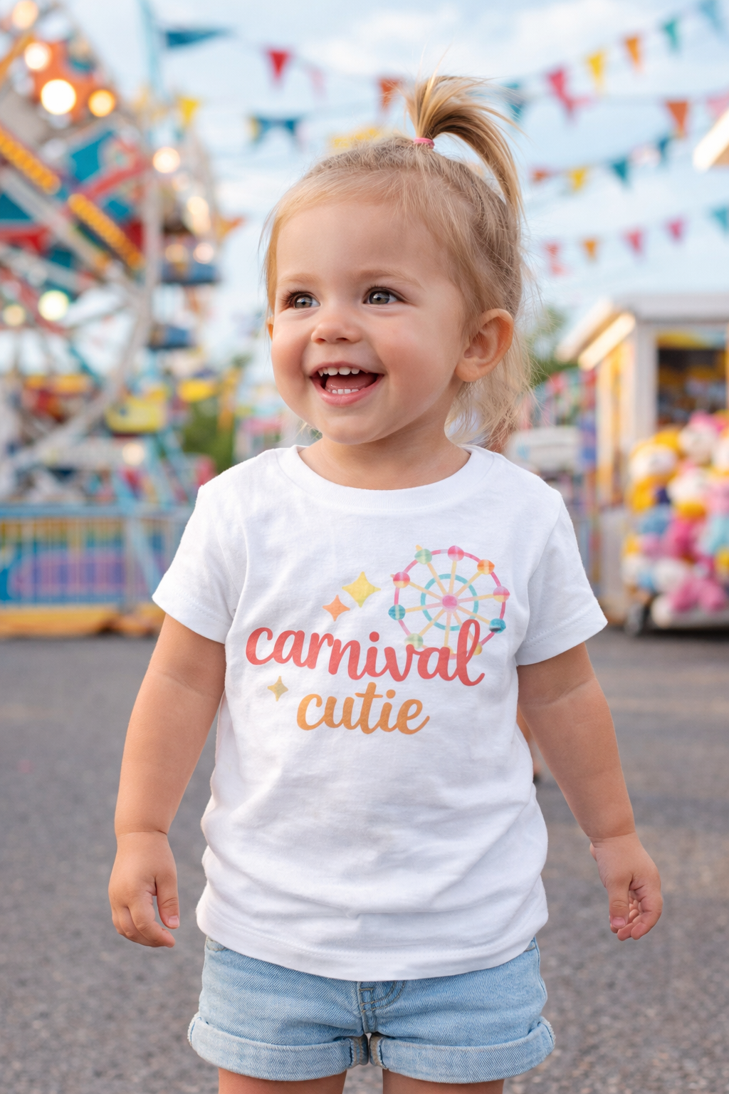 Carnival Cutie Toddler Shirt | Cute Summer Toddler Tee | Carnival Outfit for Girls | Fair Outfit Kids | Bella Canvas Toddler T-Shirt