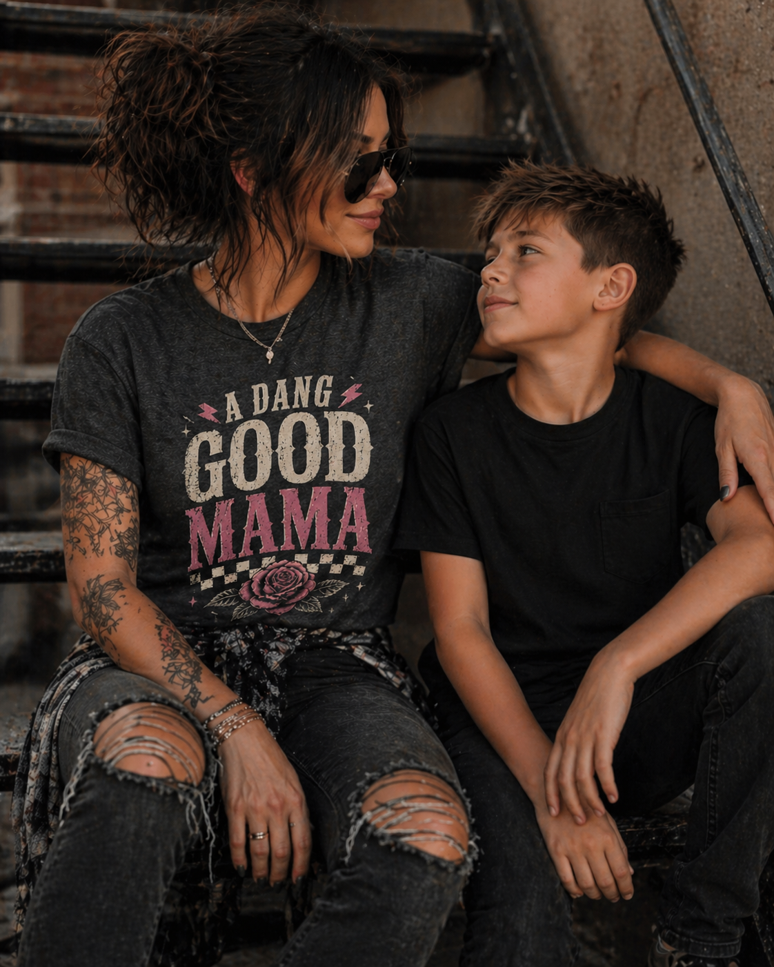 A Dang Good Mama Shirt | Edgy Mom Graphic Tee | Trendy Mama Shirt | Western Style Mama Tee | Bella Canvas Graphic Tee