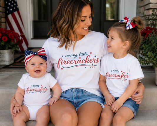 Mini Little Firecracker™ Toddler Bella+Canvas Tee