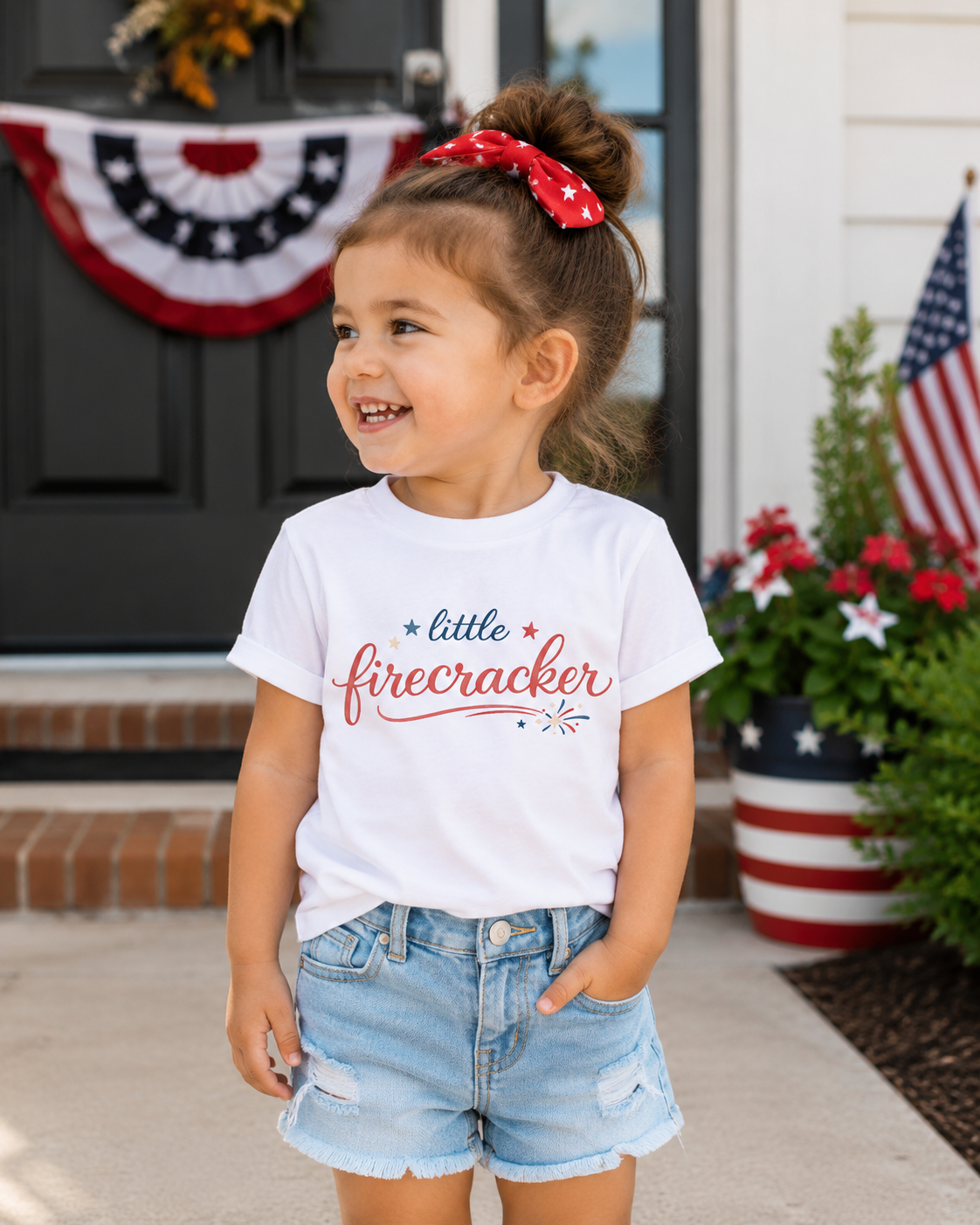 Mini Little Firecracker™ Toddler Bella+Canvas Tee