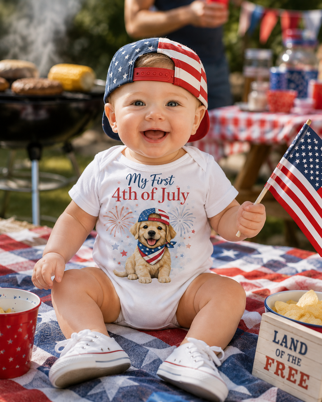 My First 4th of July™ Baby Bodysuit