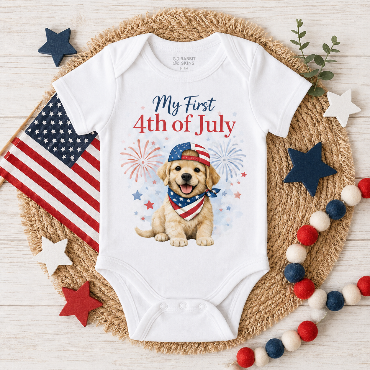 My First 4th of July™ Baby Bodysuit