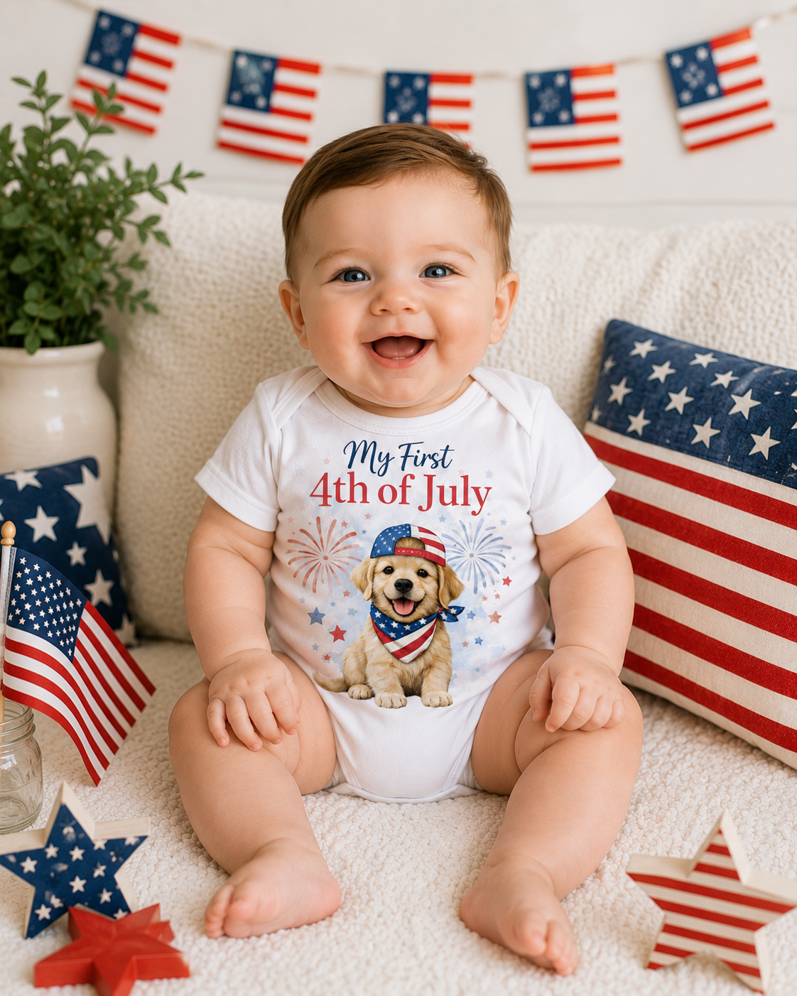 My First 4th of July™ Baby Bodysuit