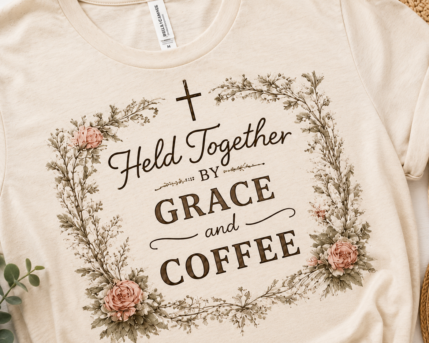 Held Together by Grace & Coffee Tee