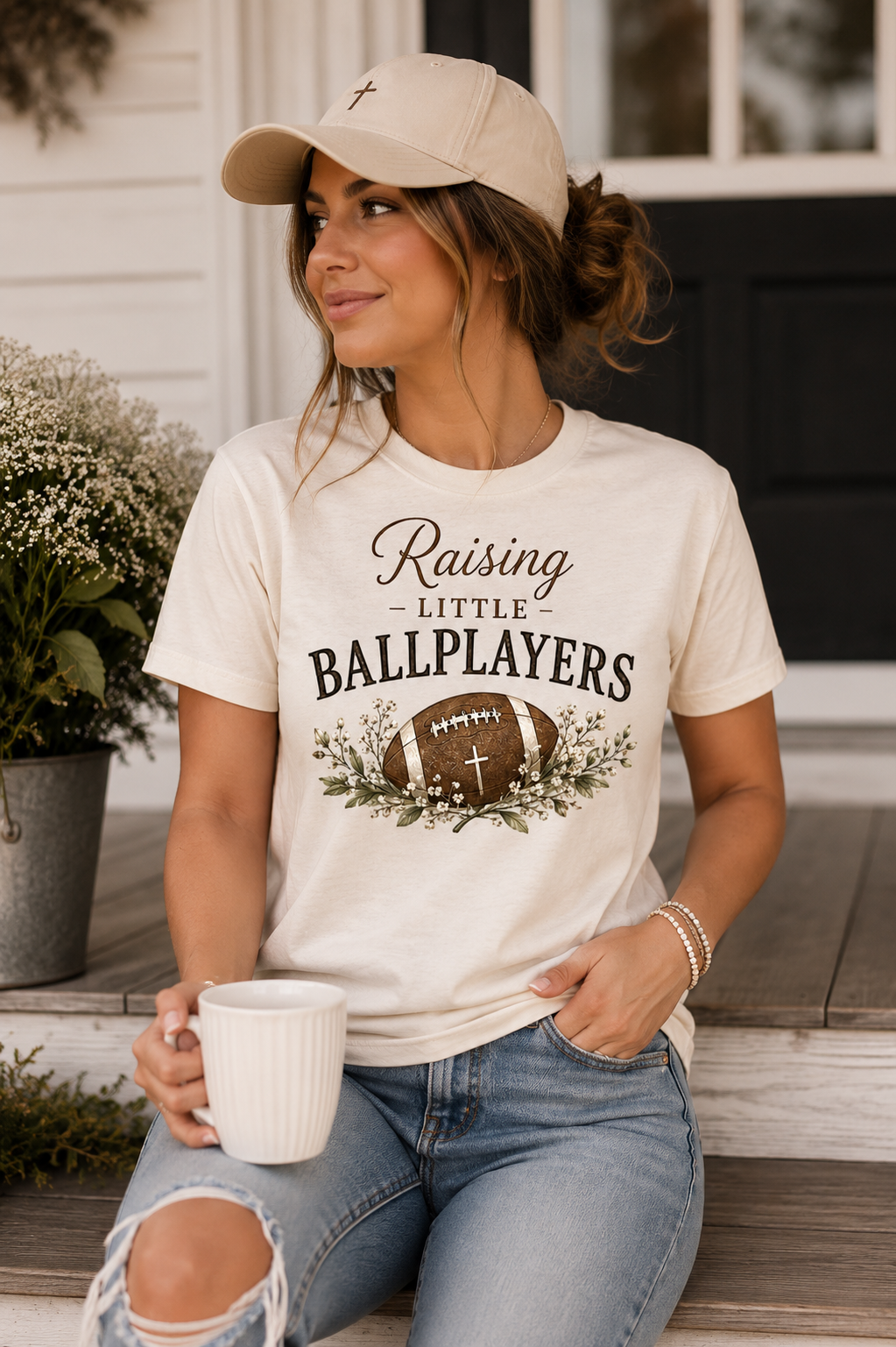 Raising Little Ballplayers | Bella+Canvas Women's T-Shirt