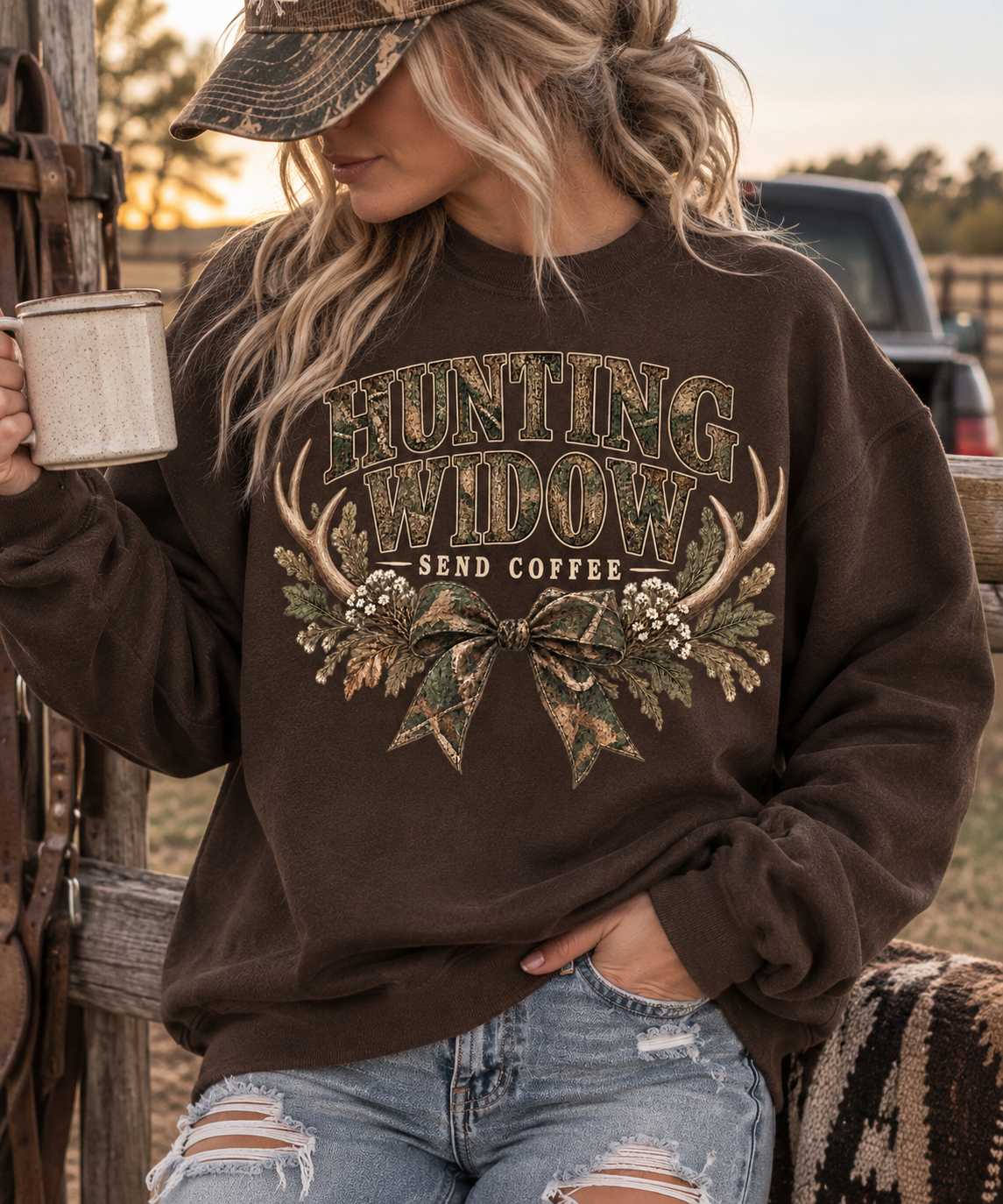 Hunting Widow – Send Coffee Sweatshirt