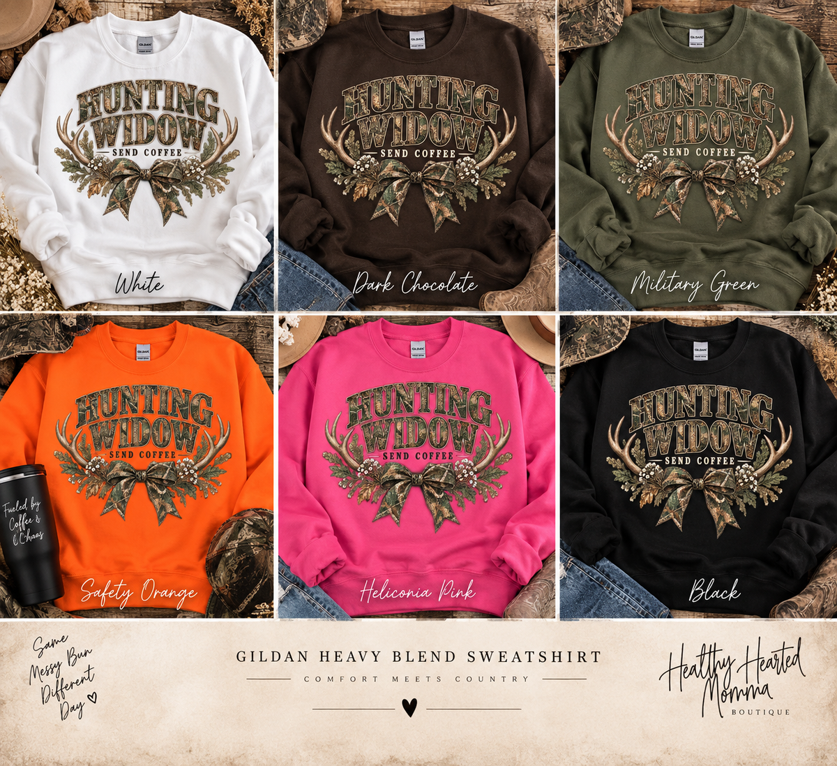 Hunting Widow – Send Coffee Sweatshirt