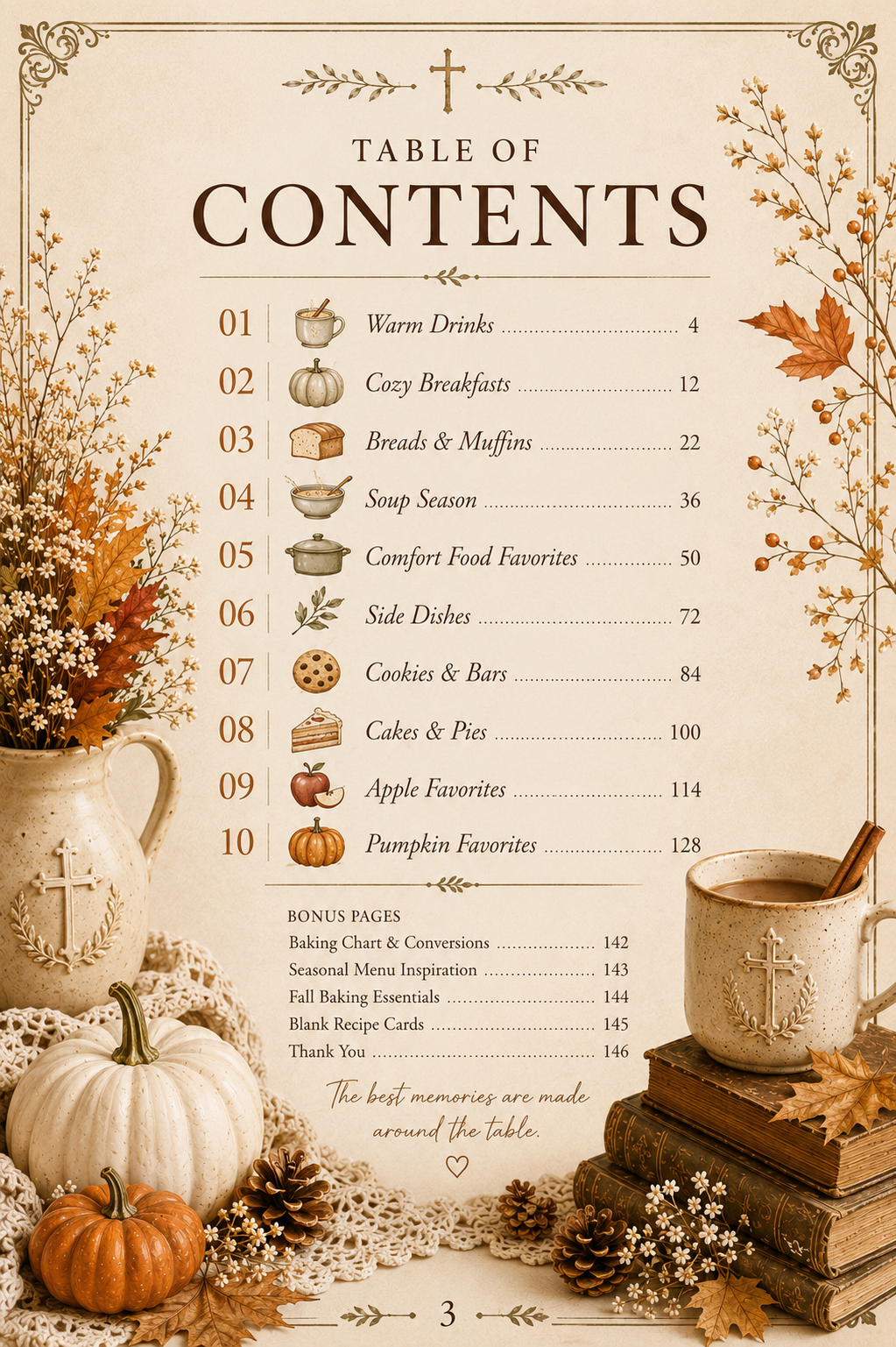 The Cozy Fall Cookbook Digital Download