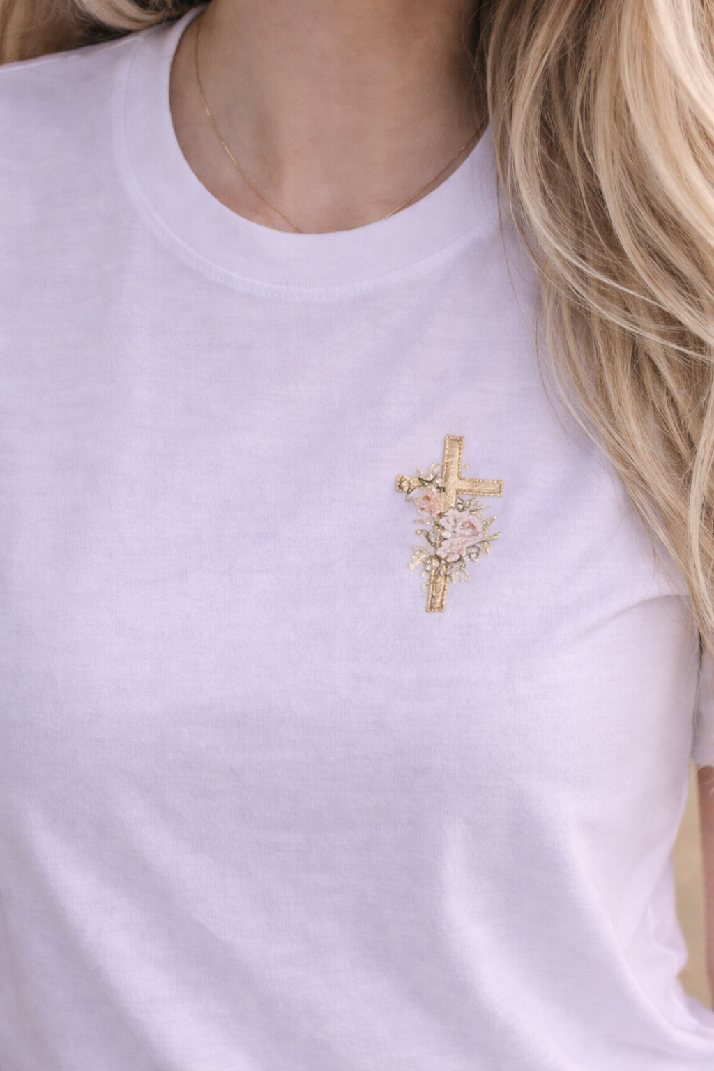 Christian Mama Shirt Front and Back Design | Floral Cross Shirt | Faith Based Women’s Tee | Bella Canvas Style Shirt | Religious Gift for Mom