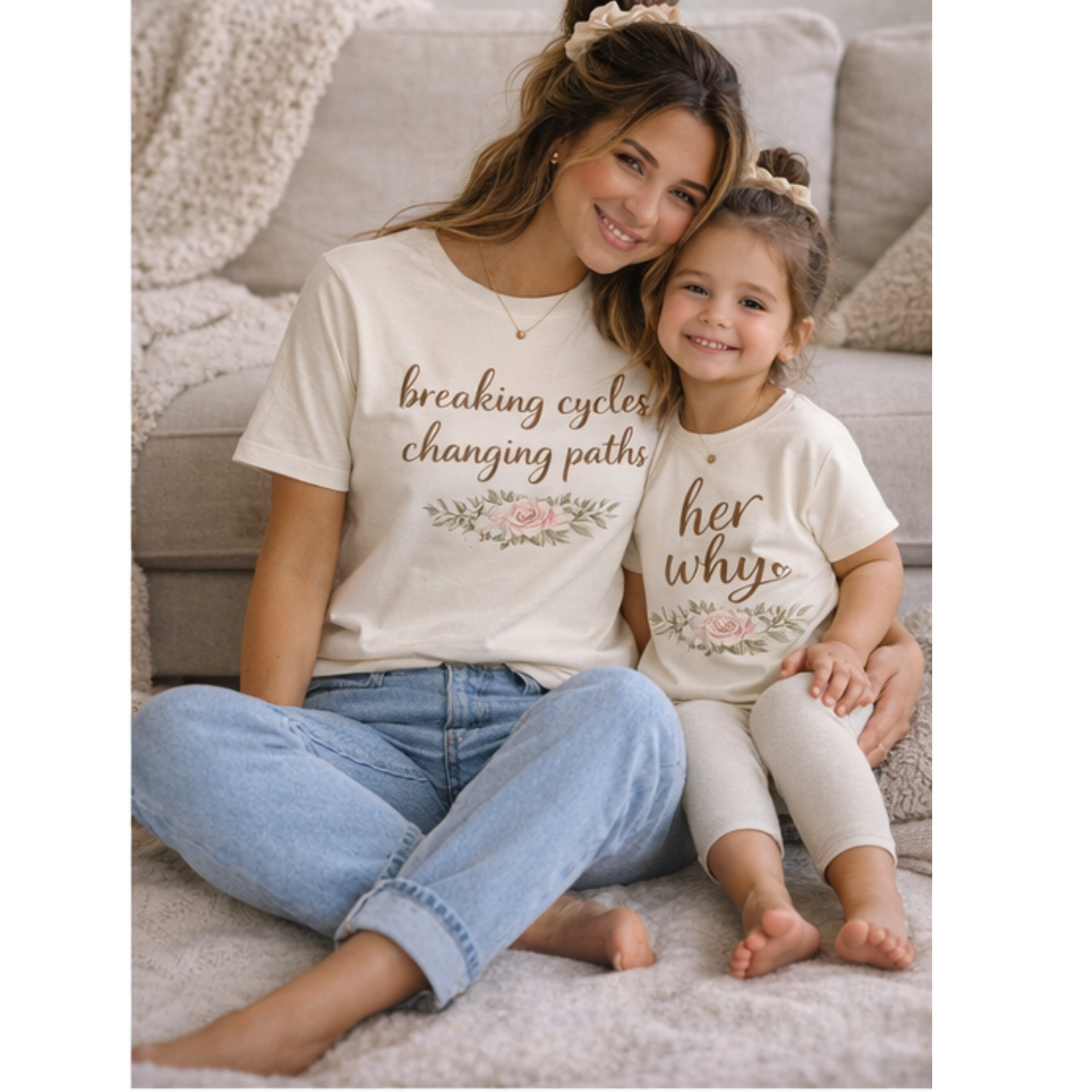 Mama Breaking Cycles Changing Paths Shirt | Faith Based Mom Shirt | Christian Mama Tee | Mommy and Me Matching Outfit | Inspirational Mom Shirt