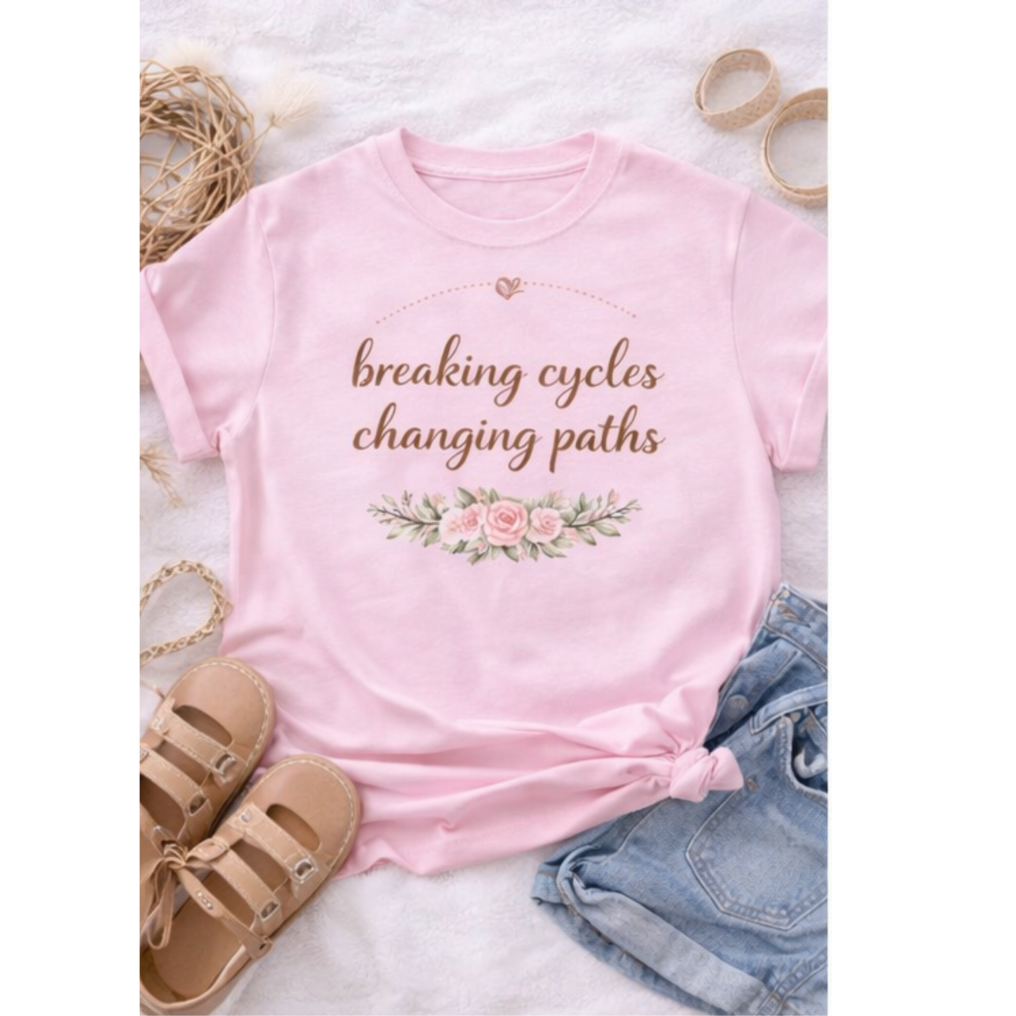 Mama Breaking Cycles Changing Paths Shirt | Faith Based Mom Shirt | Christian Mama Tee | Mommy and Me Matching Outfit | Inspirational Mom Shirt