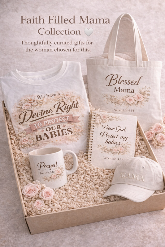 Faith Filled Mama Gift Set | Christian Mom Gift Basket | New Mom Gift | Baby Shower Gift | Faith Based Mama Bundl