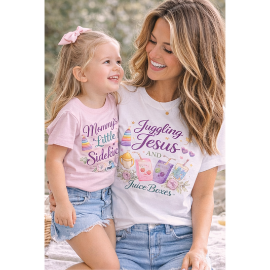 Mama Mommy & Me Matching Juice Box Shirts