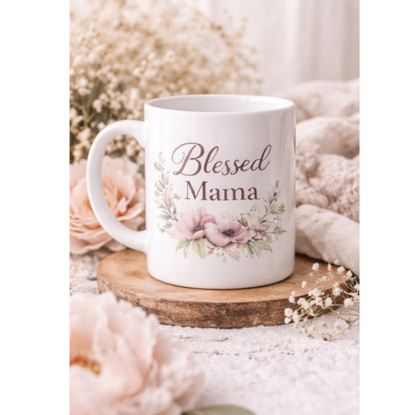 Faith-Filled Mama Gift Set | Mother’s Day Bundle for Mom | Christian Mom Gift | Mama Tee + Mug + Tote Set