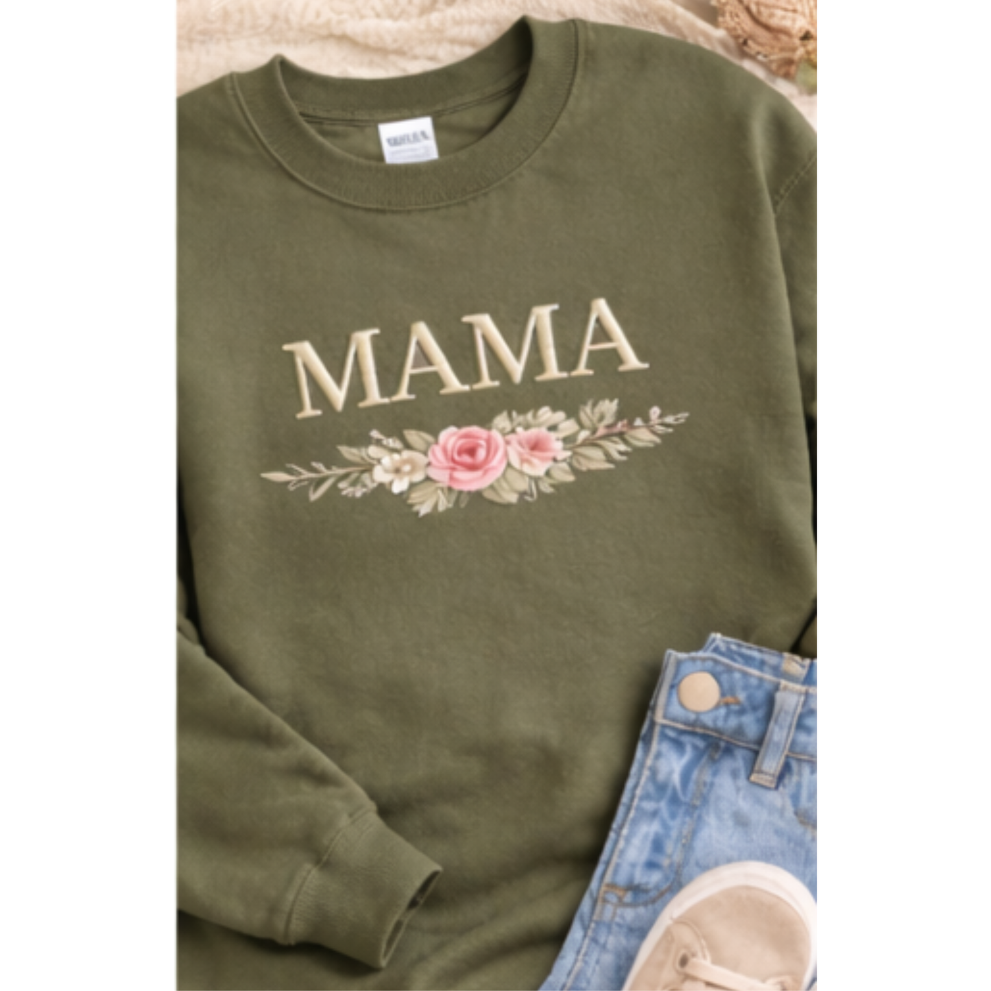 MAMA Embroidered Sweatshirt