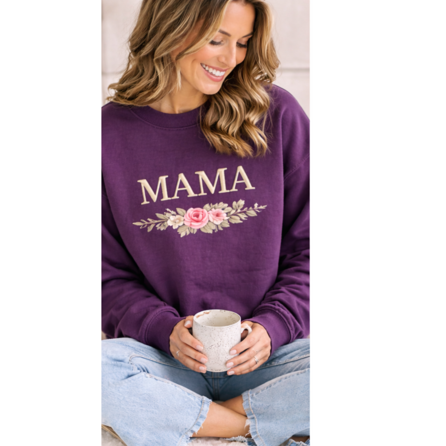 MAMA Embroidered Sweatshirt