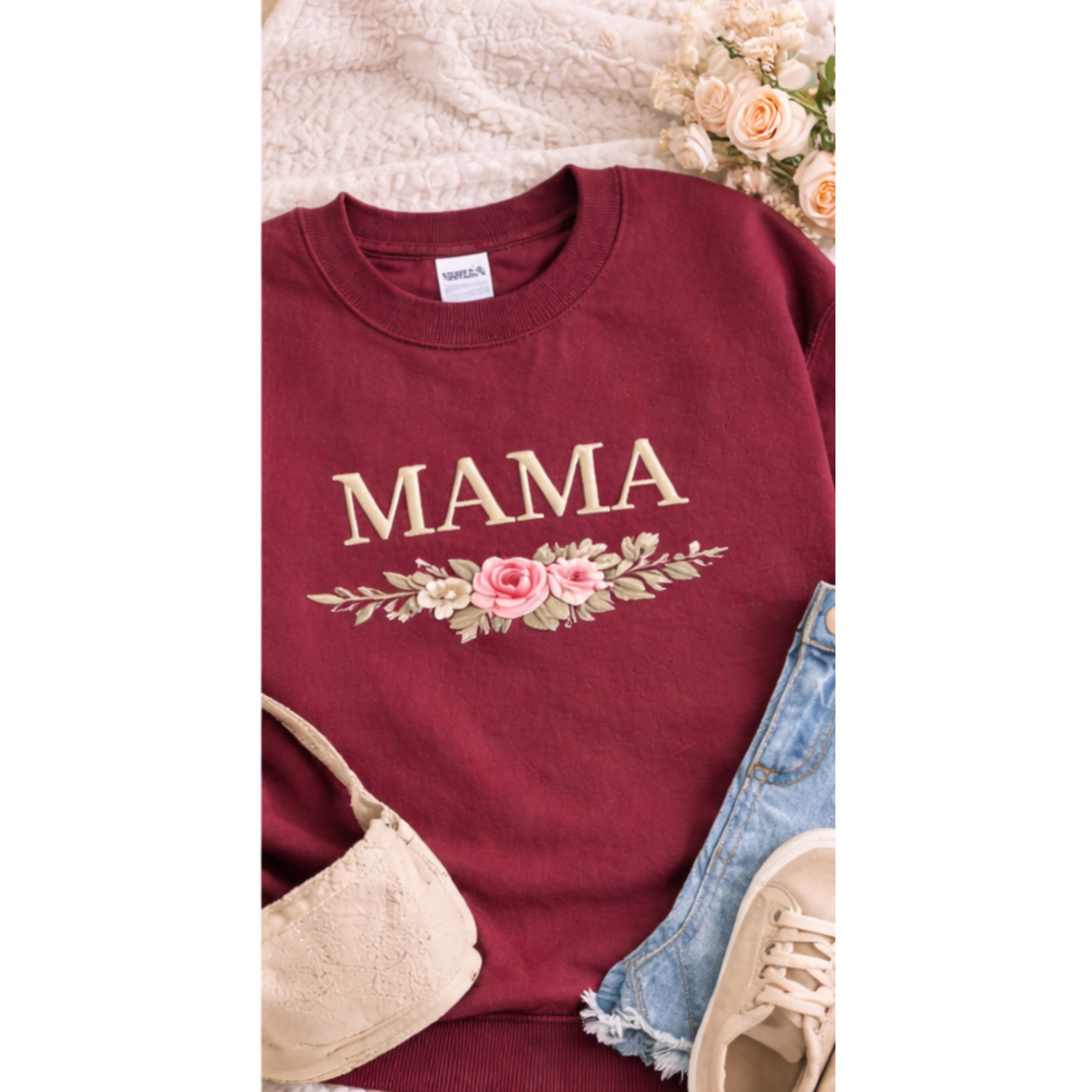 MAMA Embroidered Sweatshirt