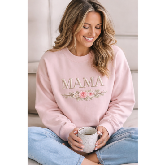 MAMA Embroidered Sweatshirt