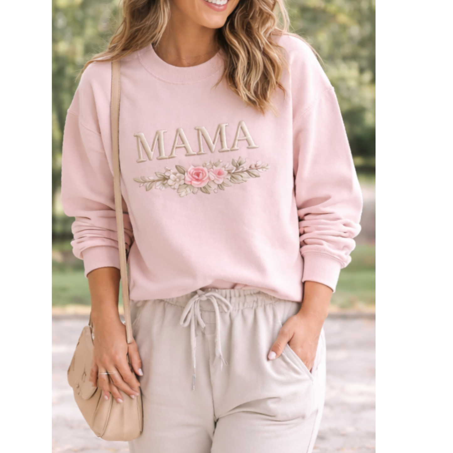 MAMA Embroidered Sweatshirt