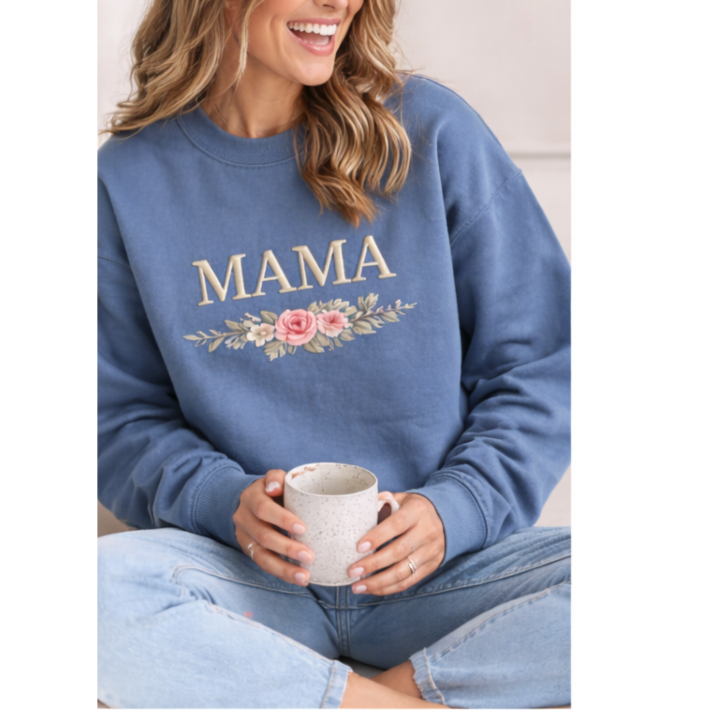 MAMA Embroidered Sweatshirt