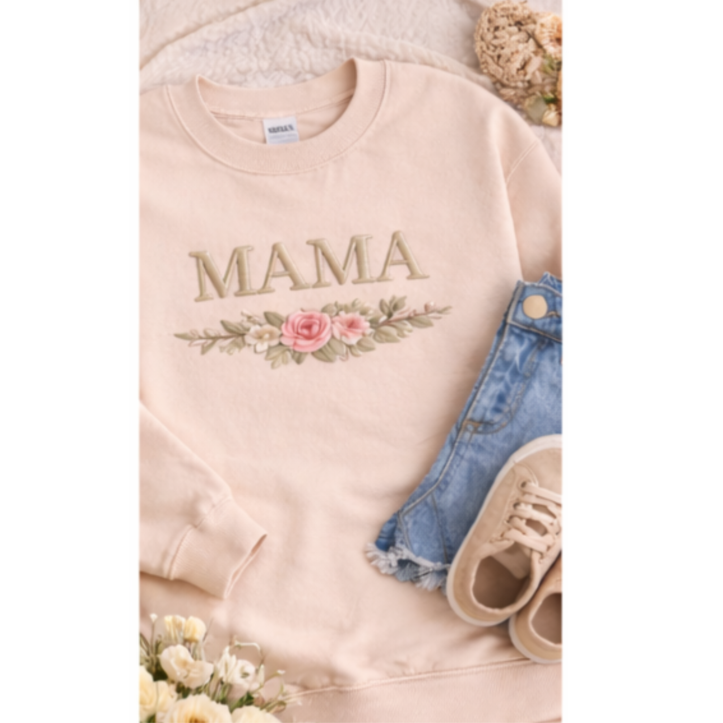 MAMA Embroidered Sweatshirt