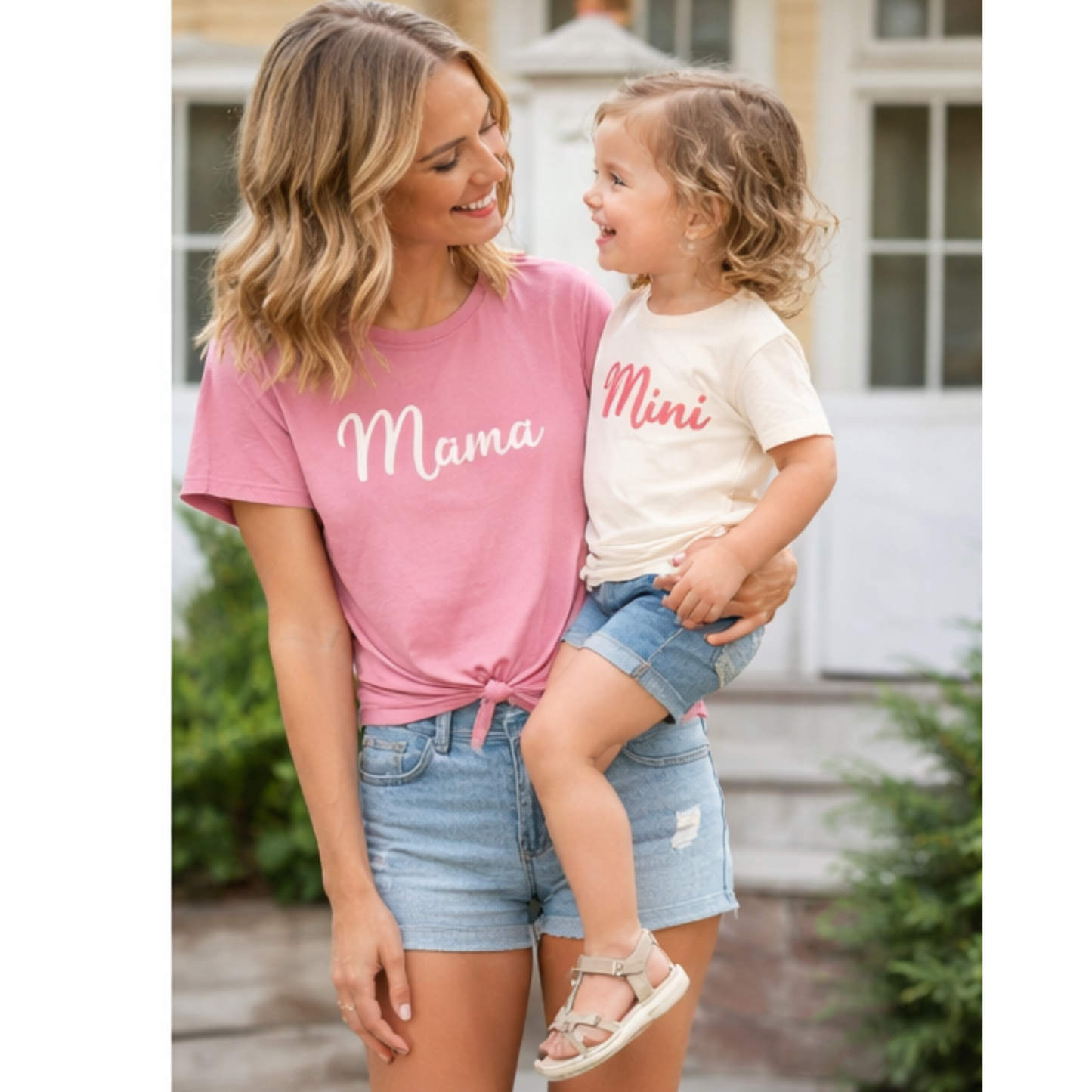 Mama & Mini Script Matching Shirts | Faith-Inspired Mommy and Me Set