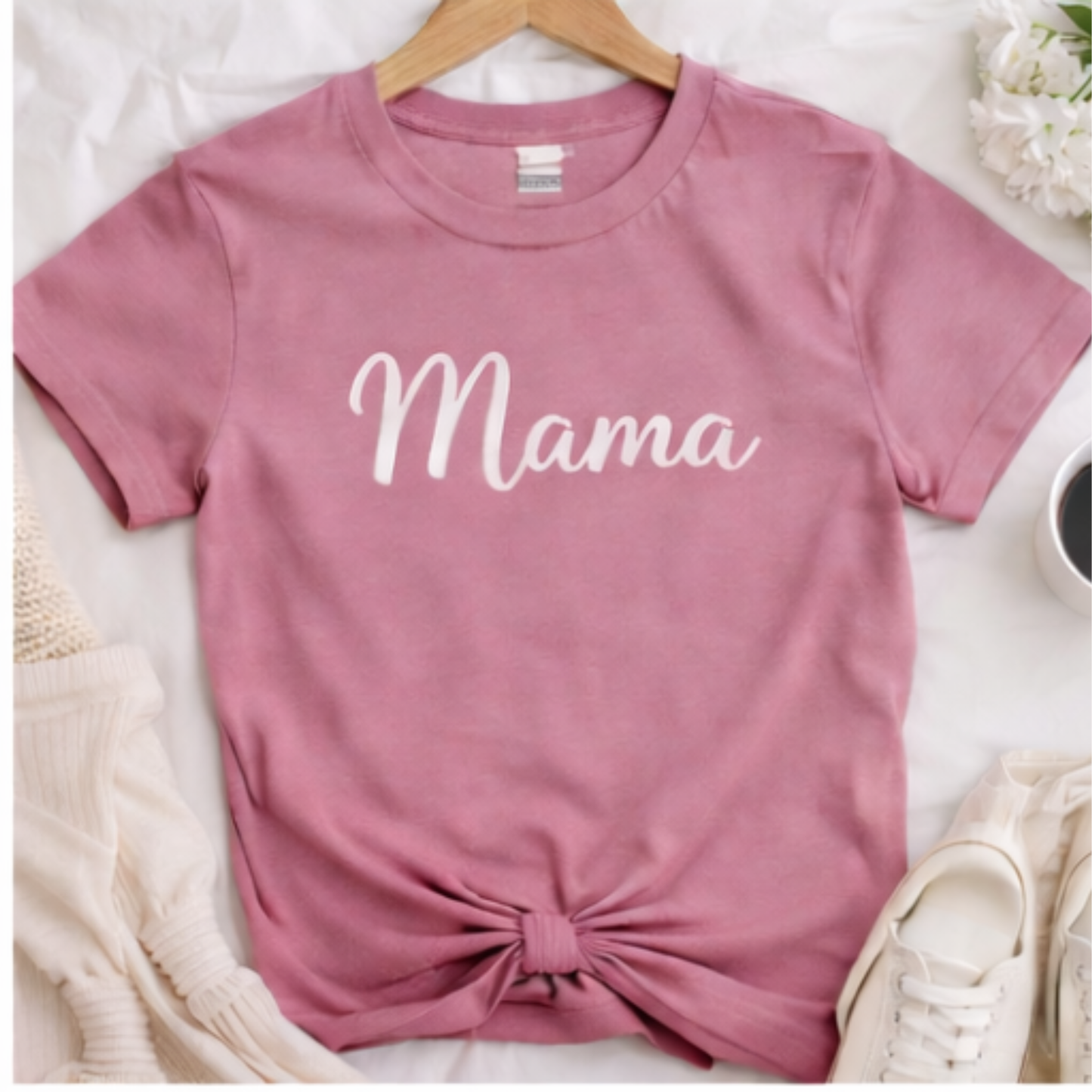 Mama & Mini Script Matching Shirts | Faith-Inspired Mommy and Me Set
