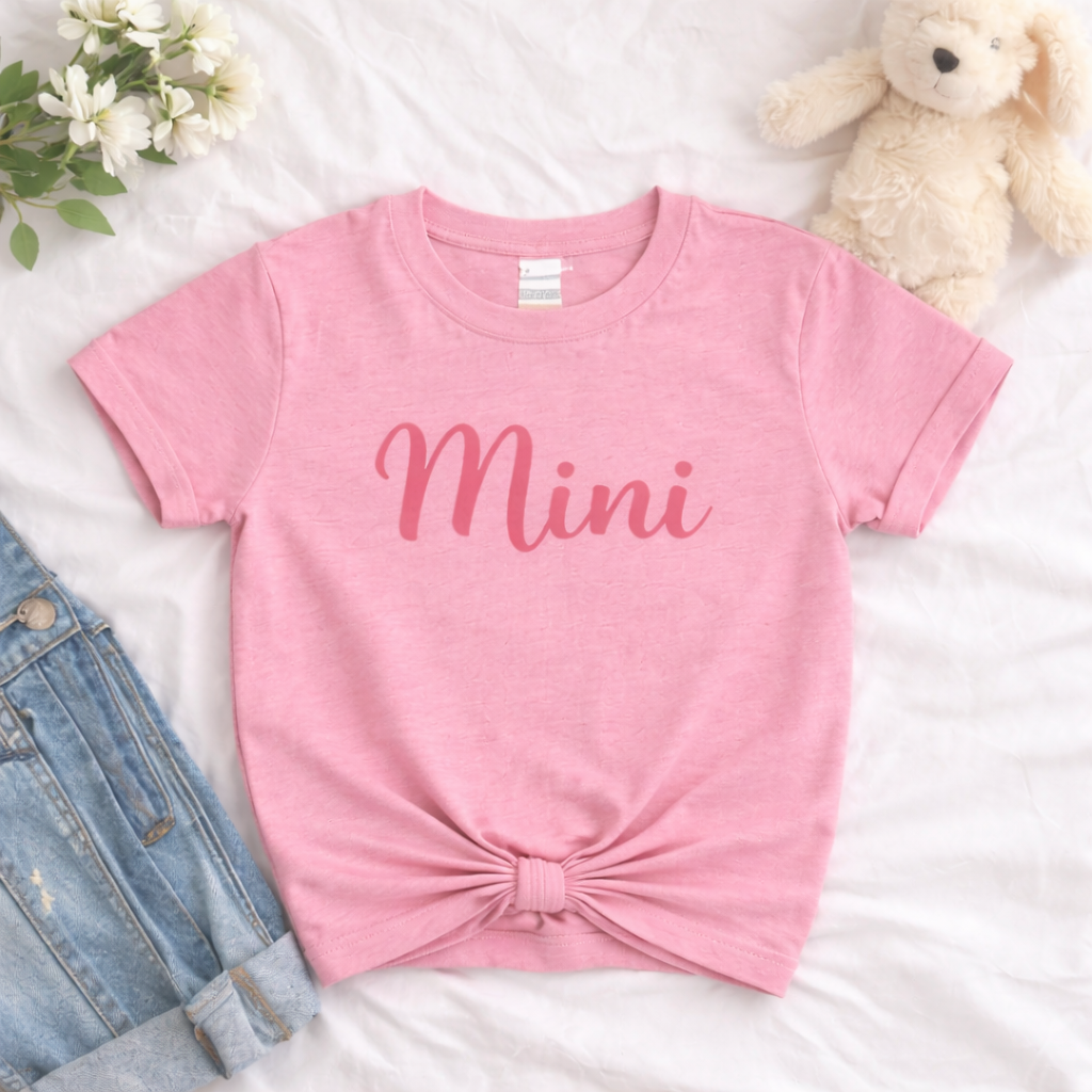 Mini Script Tee | Faith Inspired Mommy and Me Set