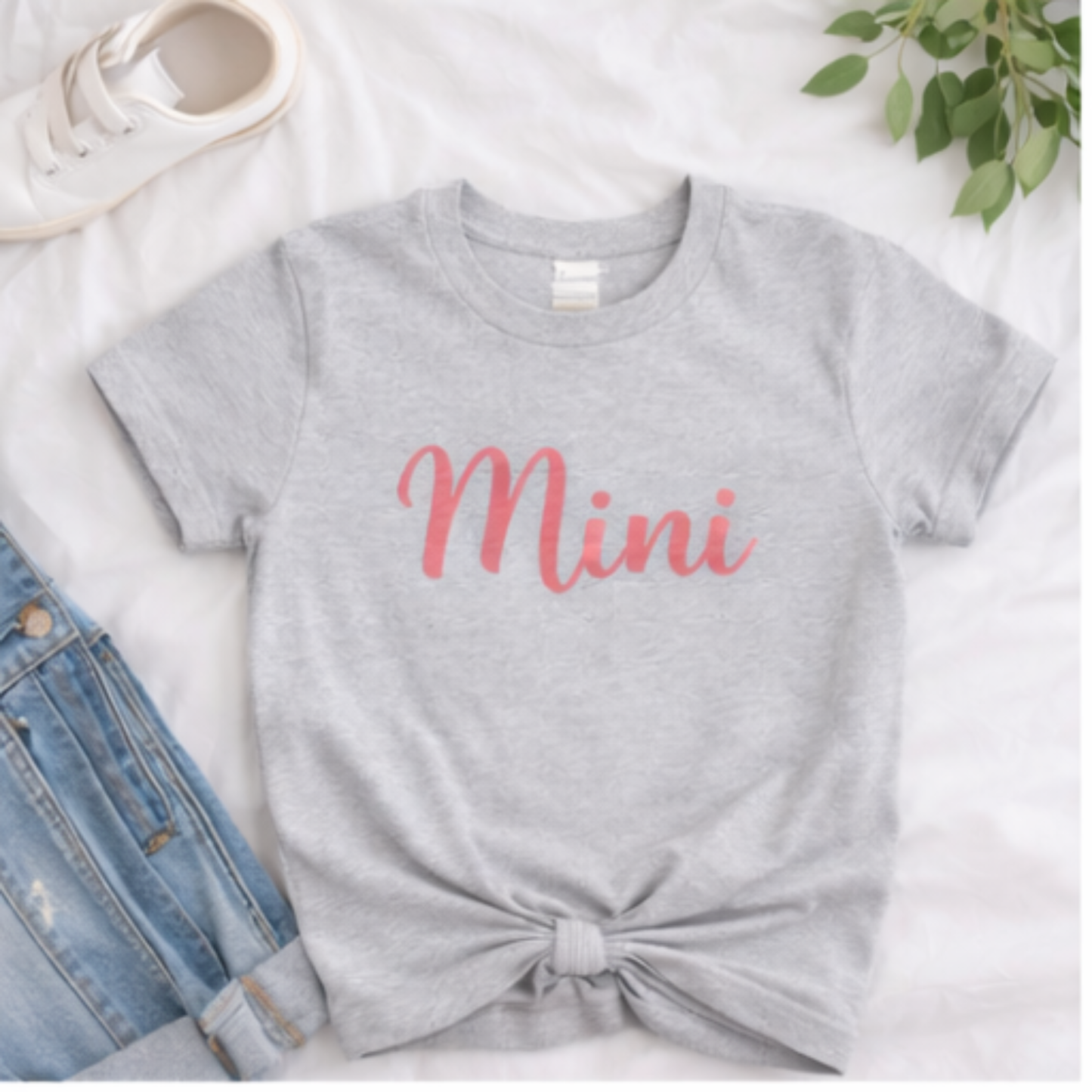 Mini Script Tee | Faith Inspired Mommy and Me Set