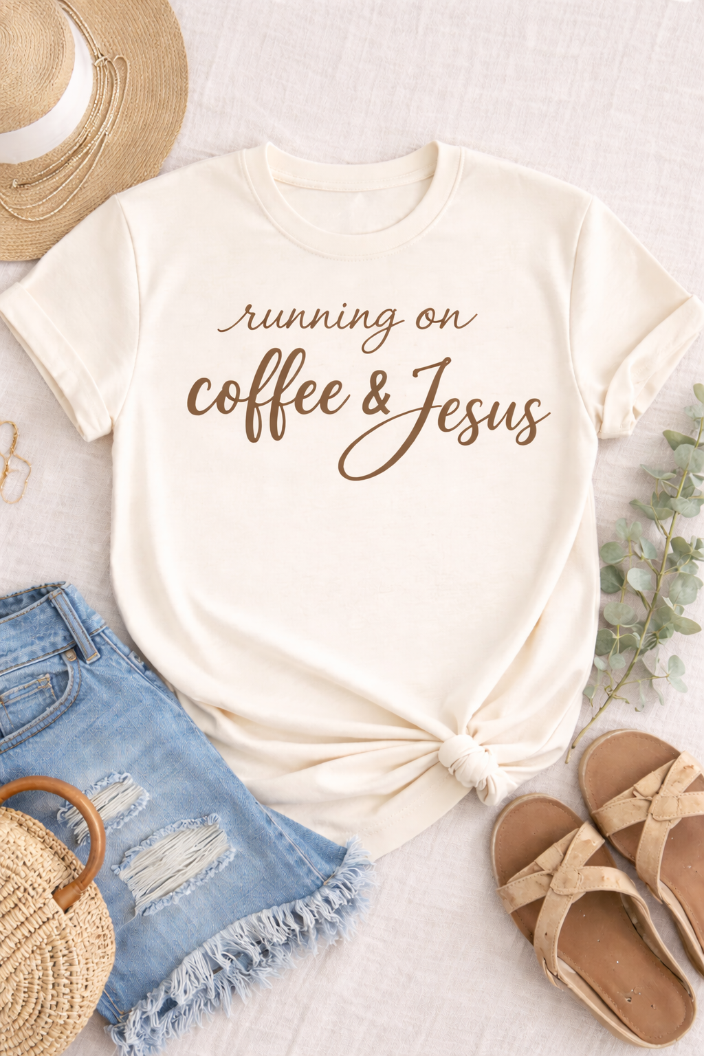 Mama They See Me Rollin & Running on Coffee & Jesus Shirt